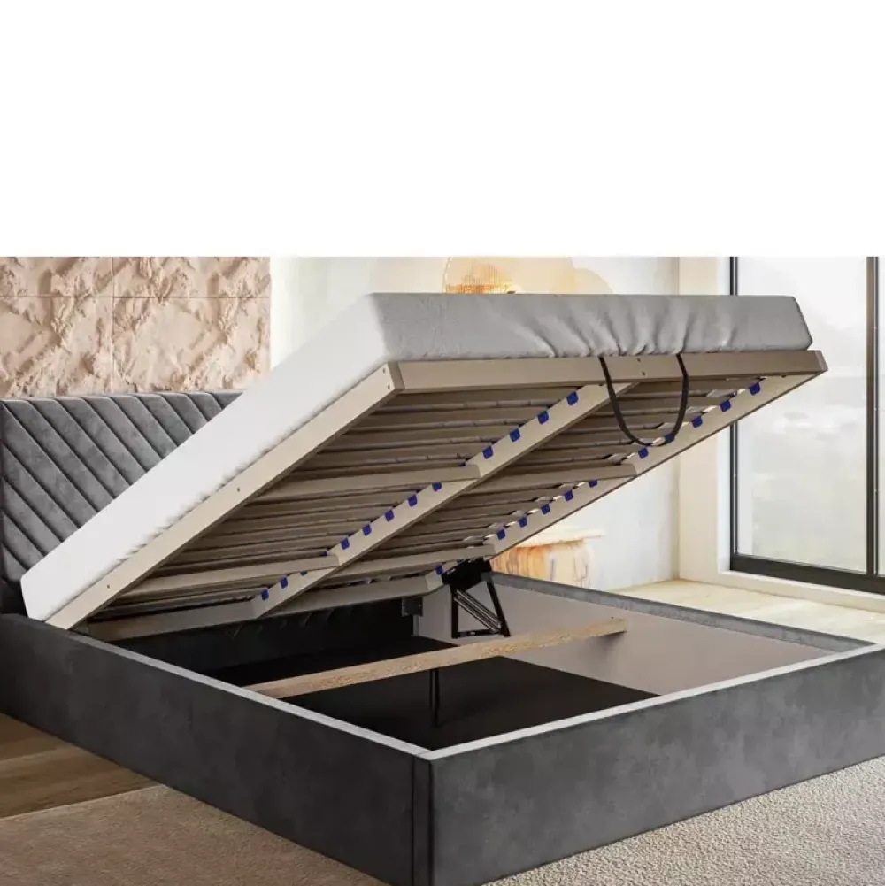 Łóżka Z Zagłówkiem|Łóżka Z Pojemnikiem>Riban Łóżko 180x200 cm podwójne REBURY