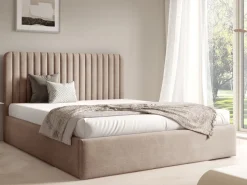 Meble Młodzieżowe|Łóżka Młodzieżowe>Gruszka Łóżko 160x200 cm z pojemnikiem BELIVO beżowe