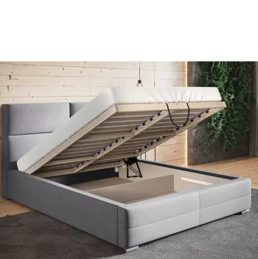 Łóżka Młodzieżowe|Łóżka Z Zagłówkiem>Riban Łóżko 140x200 cm z pojemnikiem CENTOS