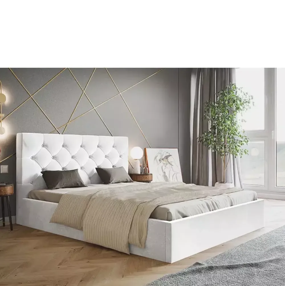 Łóżka Młodzieżowe|Łóżka Z Zagłówkiem>Riban Łóżko 140x200 cm z pojemnikiem TESAR