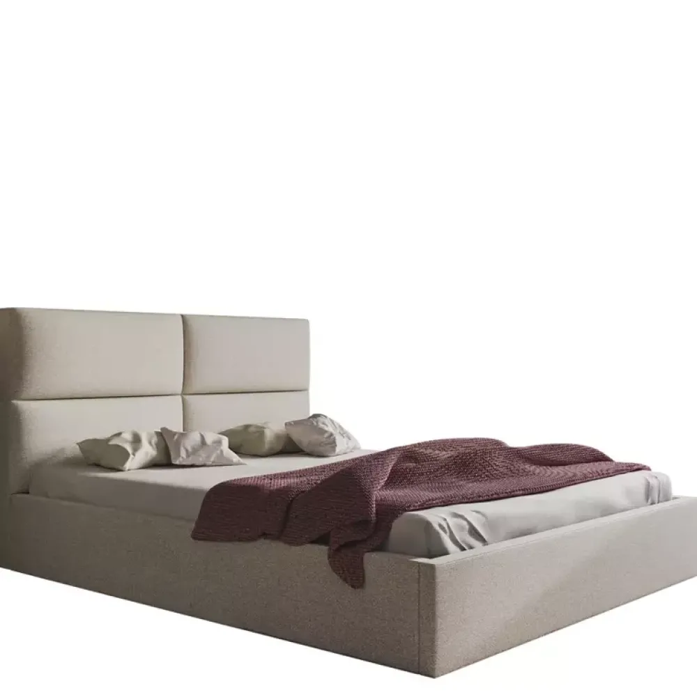 Łóżka Młodzieżowe|Łóżka Z Zagłówkiem>Riban Łóżko 160x200 cm z wysokim zagłówkiem PLESON