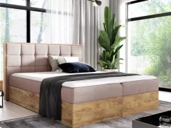 Łóżka Małżeńskie|Łóżka Z Zagłówkiem></noscript>Gruszka Łóżko 200x200 w stylu nowoczesnym VODICE