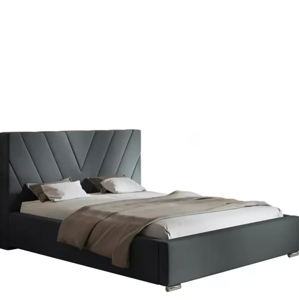 Łóżka Młodzieżowe|Łóżka Z Zagłówkiem>Riban Łóżko z oparciem 140x200 cm CASHEL