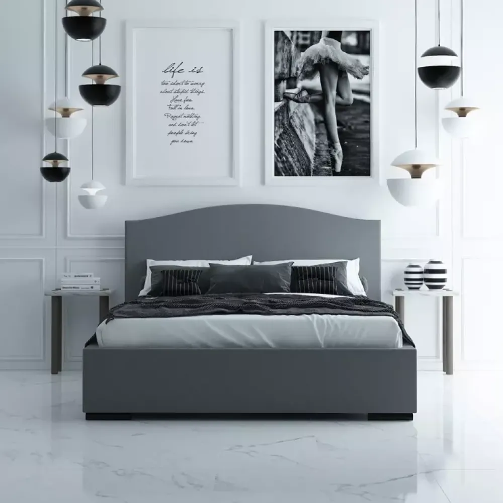 Łóżka Młodzieżowe|Łóżka Z Zagłówkiem>Laaph Studio Łóżko z pojemnikiem 140x200 BONA