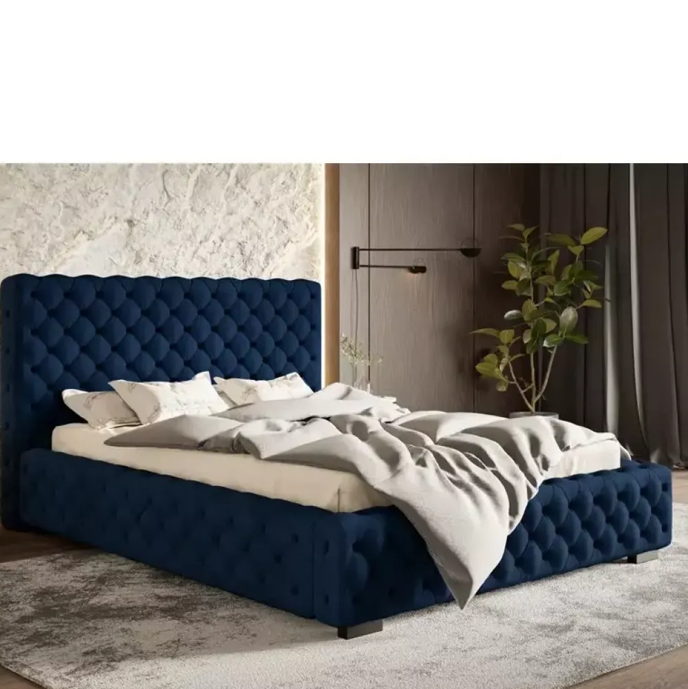 Łóżka Młodzieżowe|Łóżka Z Pojemnikiem>Riban Łóżko z pojemnikiem 140x200 cm glamour AMRON