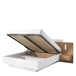 Łóżka Z Zagłówkiem|Łóżka Z Pojemnikiem>LASKI Łóżko z pojemnikiem 160x200 ELMO