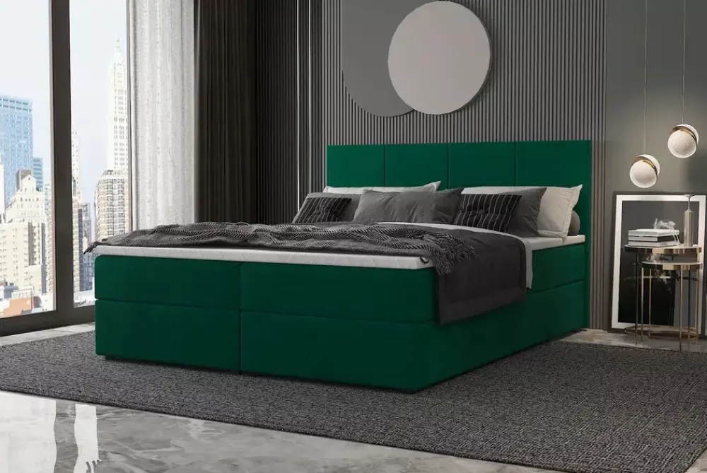 Łóżka Z Zagłówkiem|Łóżka Z Materacem>Laaph Studio Łóżko z zagłówkiem 180x200 MUNA