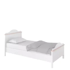 Meble Dla Dzieci|Meble Młodzieżowe>lenart. Łóżko ze stelażem i materacem dziecięce 90x200 cm LUNA