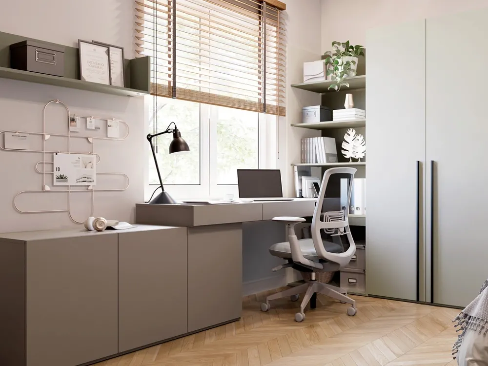 Meble Dla Dzieci|Meble Młodzieżowe>lenart. Komoda 141 cm do pokoju młodzieżowego WOOW z półkami clay gray