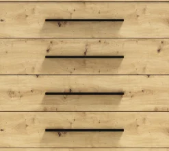 Zestawy Mebli Do Sypialni|Komody>GiB Meble Komoda 98 cm do sypialni z szufladami MAXIDO dąb artisan