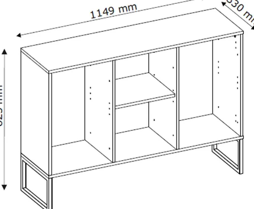 Komody>INTER MEBLE Komoda 115 cm z szufladami do salonu LAMORI kaszmir