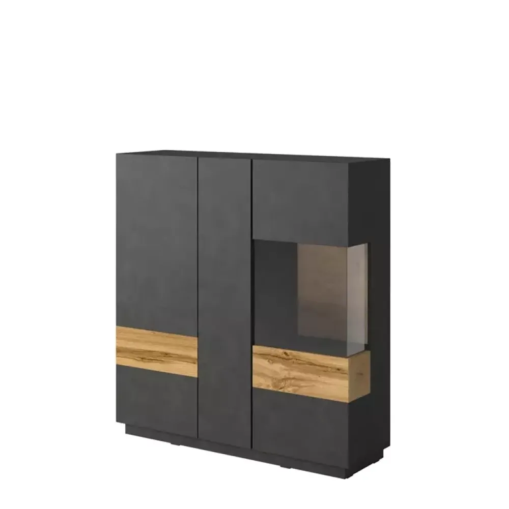 Zestawy Mebli Do Salonu|Komody>Helvetia Komoda barek 130 cm KOBE matera