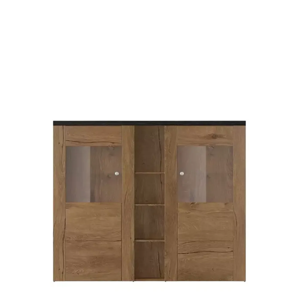 Zestawy Mebli Do Salonu|Komody>Helvetia Komoda barek LARONA dąb lefkas