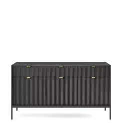 Zestawy Mebli Do Salonu|Komody>PIASKI Komoda czarna AVANTI czarny