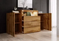 Komody></noscript>BRATEX Komoda NORBI dąb wotan