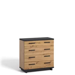 Zestawy Mebli Do Sypialni|Zestawy Mebli Do Salonu>GiB Meble Komoda do salonu 90 cm Dąb artisan ISMENA