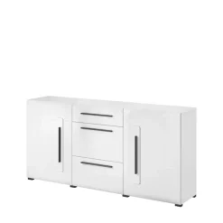 Zestawy Mebli Do Salonu|Komody>Helvetia Komoda do salonu połysk TELOS biały