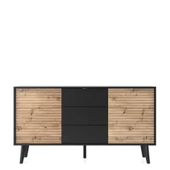 Komody>PIASKI Komoda do salonu 154cm Dąb Artisan VITERBO