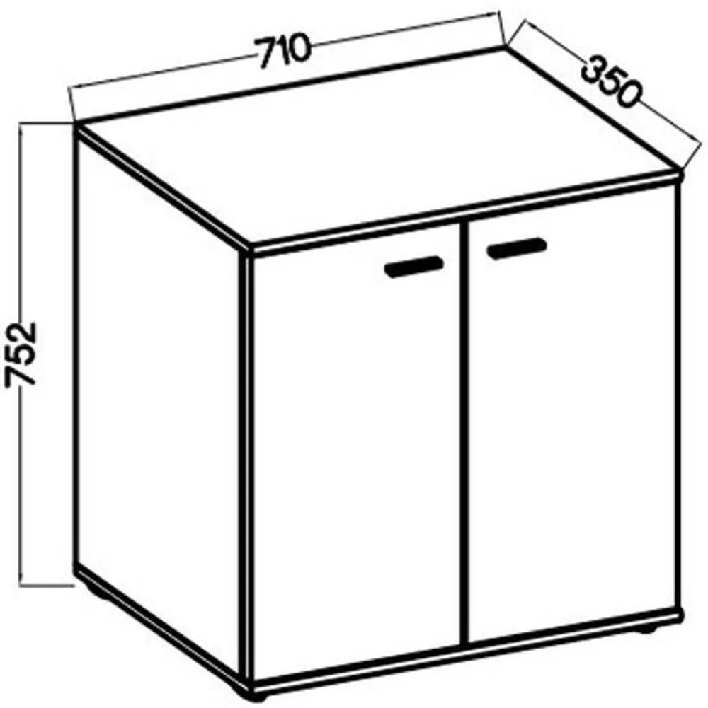 Komody>Lempert Komoda do salonu MANAUS dąb sonoma