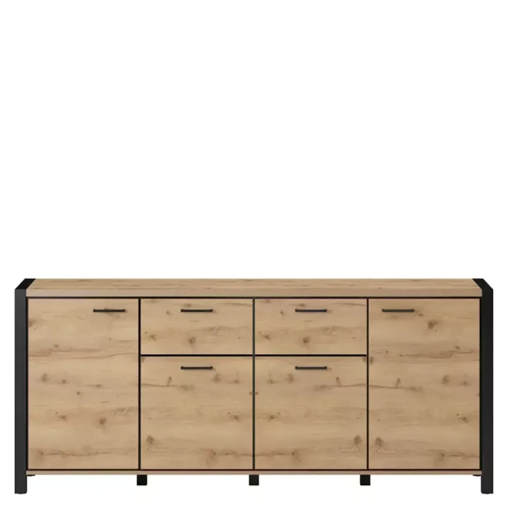 Zestawy Mebli Do Salonu|Komody>Helvetia Komoda do salonu drzwi szuflady ANGELINO