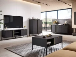 Komody></noscript>LASKI Komoda do salonu LECCE wysoka