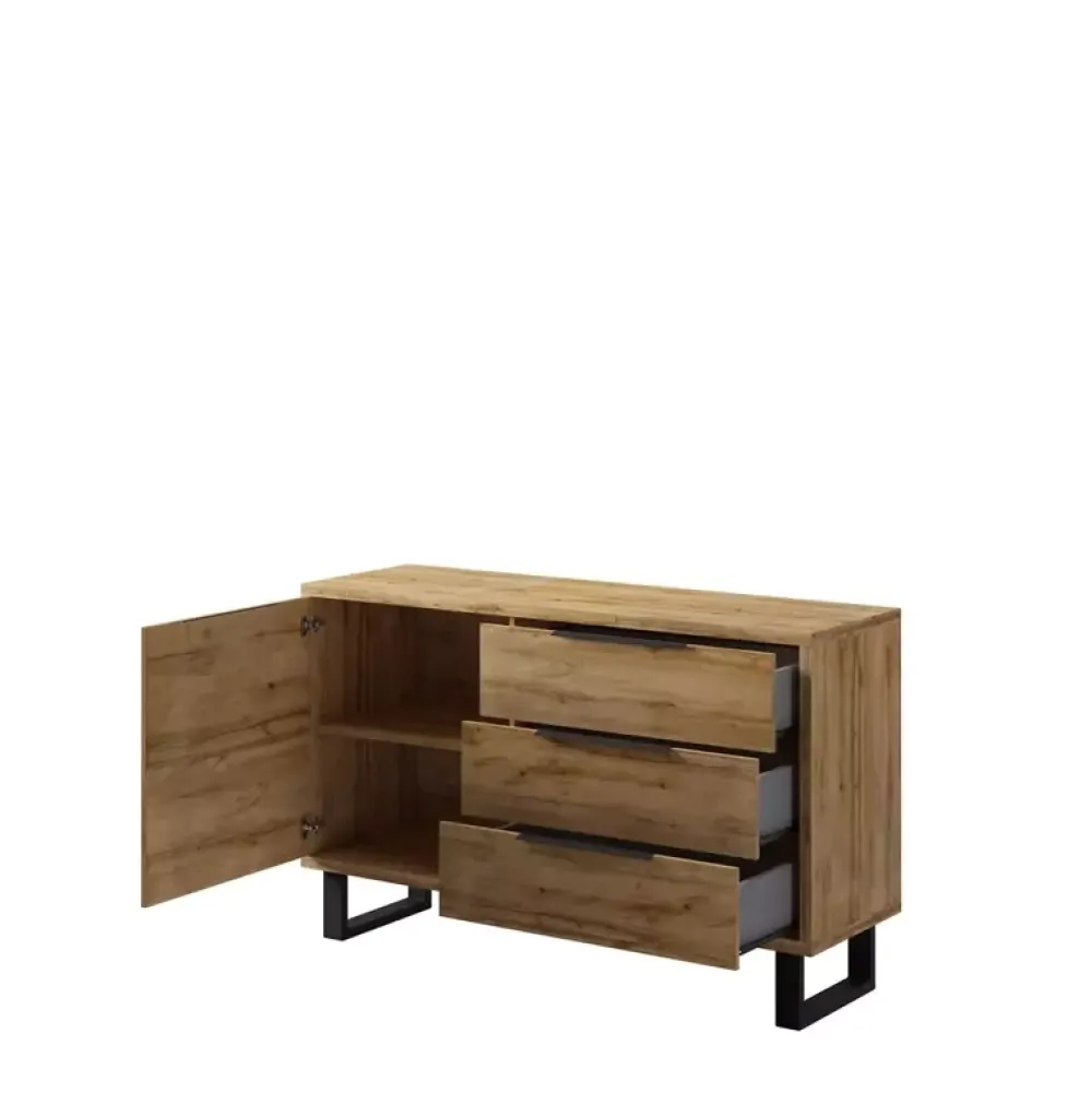 Zestawy Mebli Do Salonu|Komody>Helvetia Komoda do salonu LOFT SALLE dąb wotan