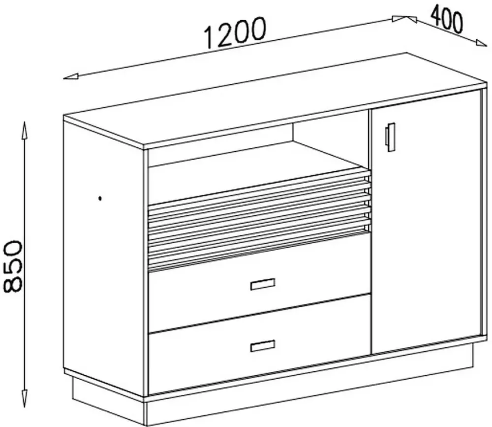 Zestawy Mebli Do Salonu|Komody>MEBLAR Komoda do salonu w stylu nowoczesnym AGRA