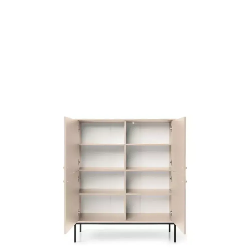 Komody>PIASKI Komoda do salonu z drzwiami MONTI beż