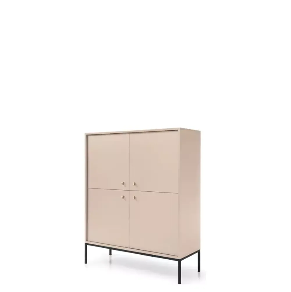 Komody>PIASKI Komoda do salonu z drzwiami MONTI beż