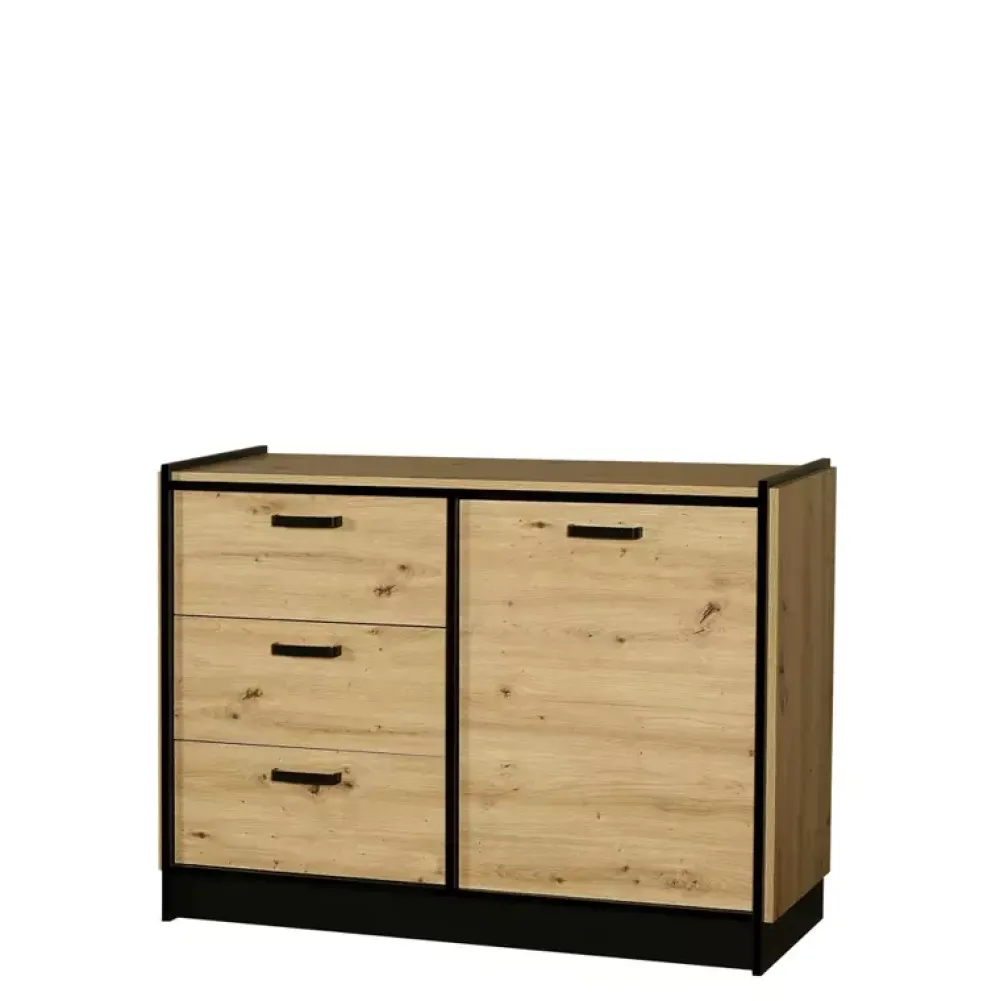 Komody|Zestawy Mebli Do Salonu>Lempert Komoda do salonu z szufladami nowoczesna 120 cm KALETTO