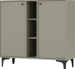 Komody>Lempert Komoda dwudrzwiowa do salonu 100 cm TOKEN eukaliptus