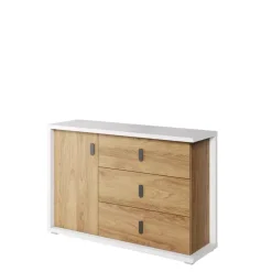 Meble Dla Dzieci|Zestawy Mebli Dziecięcych>lenart. Komoda dziecięca z szufladami i drzwiami 135 cm SIMI