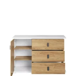 Meble Dla Dzieci|Zestawy Mebli Dziecięcych></noscript>lenart. Komoda dziecięca z szufladami i drzwiami 135 cm SIMI