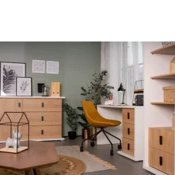 Meble Dla Dzieci|Zestawy Mebli Dziecięcych></noscript>lenart. Komoda dziecięca z szufladami i drzwiami 135 cm SIMI