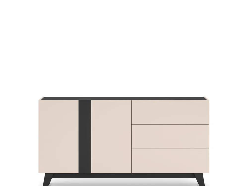 Meble Dla Dzieci|Meble Młodzieżowe>ML Meble Komoda młodzieżowa 160 cm do pokoju FERIO cashmere