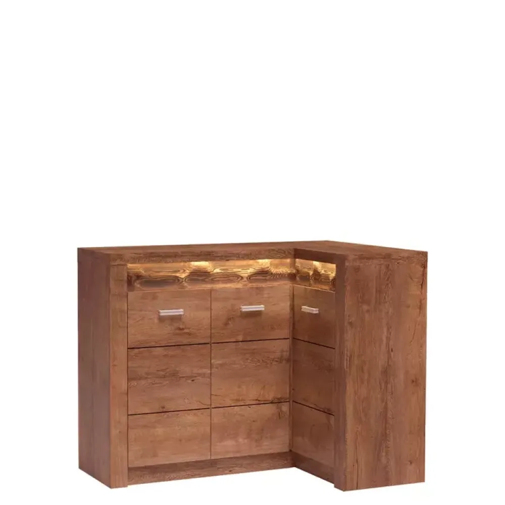 Zestawy Mebli Do Sypialni|Komody>JARSTOL Komoda narożna nowoczesna INELI