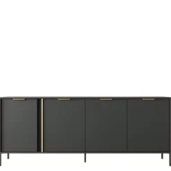 Komody>LASKI Komoda nowoczesna LECCE antracyt