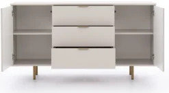 Zestawy Mebli Do Salonu|Komody>GiB Meble Komoda nowoczesna na nóżkach do salonu 150 cm NAMASTE kaszmir