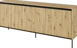 Zestawy Mebli Do Salonu|Komody>lenart. Komoda nowoczesna z ryflowanymi frontami TREND