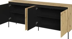 Zestawy Mebli Do Salonu|Komody></noscript>lenart. Komoda nowoczesna z ryflowanymi frontami TREND