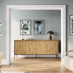 Zestawy Mebli Do Salonu|Komody></noscript>lenart. Komoda nowoczesna z ryflowanymi frontami TREND