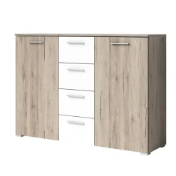 Zestawy Mebli Do Sypialni|Komody>Helvetia Komoda szeroka 132 cm san remo jasne BETA