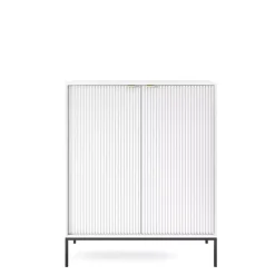 Komody>PIASKI Komoda wysoka nowoczesna 104 cm AVANTI biały
