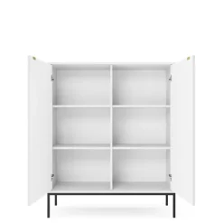 Komody>PIASKI Komoda wysoka nowoczesna 104 cm AVANTI biały