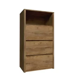 Zestawy Mebli Do Sypialni|Zestawy Mebli Do Salonu>GAŁA MEBLE Komoda wysoka z szufladami MERIZO dąb lefkas