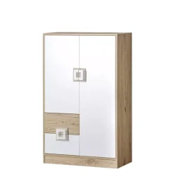 Meble Dla Dzieci|Zestawy Mebli Dziecięcych>DOMEL Komoda wysoka z szufladami Dąb NICO