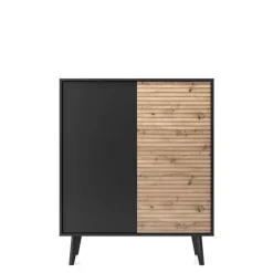 Komody>PIASKI Komoda z drzwiami 104cm Dąb Artisan VITERBO