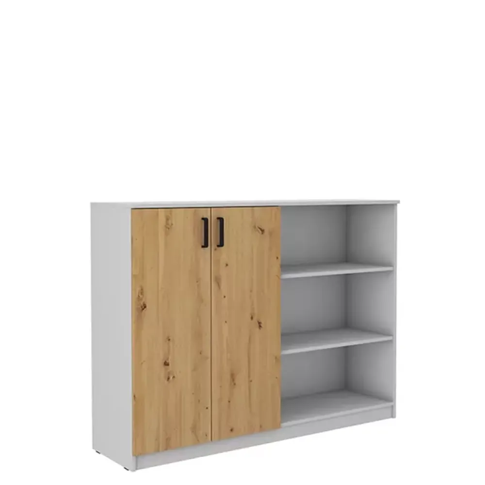 Komody>Lempert Komoda z półkami MULL