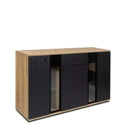 Komody>Lempert Komoda z szufladą do salonu dąb artisan półki KUBA