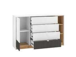 Zestawy Mebli Młodzieżowych|Komody>ML Meble Komoda z szufladami 138 cm do pokoju młodzieżowego TORINO